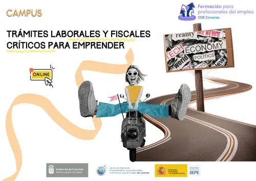 Formación permanente COE Canarias - trámites laborales y fiscales para emprender